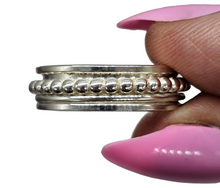 Load image into Gallery viewer, 925 Silver ring, Band Ring, Size 9, Sterling Silver, Stacking Ring - GemzAustralia 