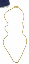 Load image into Gallery viewer, Gold Belcher Link Chain, 18 inches, Sterling Silver, 14K gold Electroplated, 45cm - GemzAustralia 