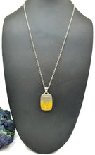 Load image into Gallery viewer, Bumblebee Pendant, Eclipse Jasper, Sterling Silver, Rectangle Shape - GemzAustralia 