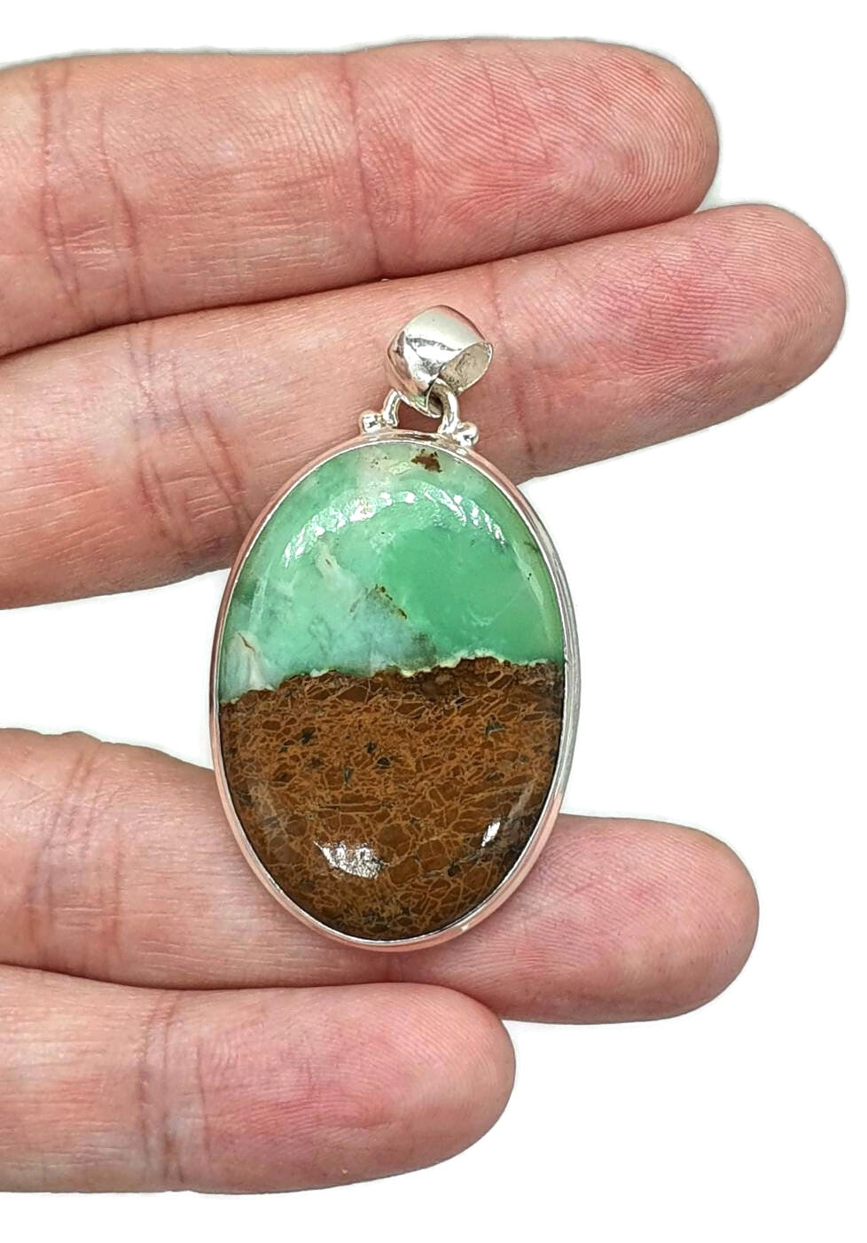 Chrysoprase pendant deals