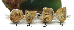 Raw Citrine Ring, Sterling Silver, Size 7, 8, 9 or 10 - GemzAustralia 