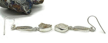 Load image into Gallery viewer, Herkimer Diamond leaf Earrings, Sterling Silver - GemzAustralia 