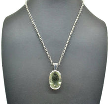 Load image into Gallery viewer, Prasiolite Pendant, Green Amethyst Gemstone, 26 carats - GemzAustralia 
