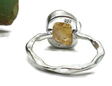 Load image into Gallery viewer, Raw Citrine Ring, Sterling Silver, Size 7, 8, 9 or 10 - GemzAustralia 